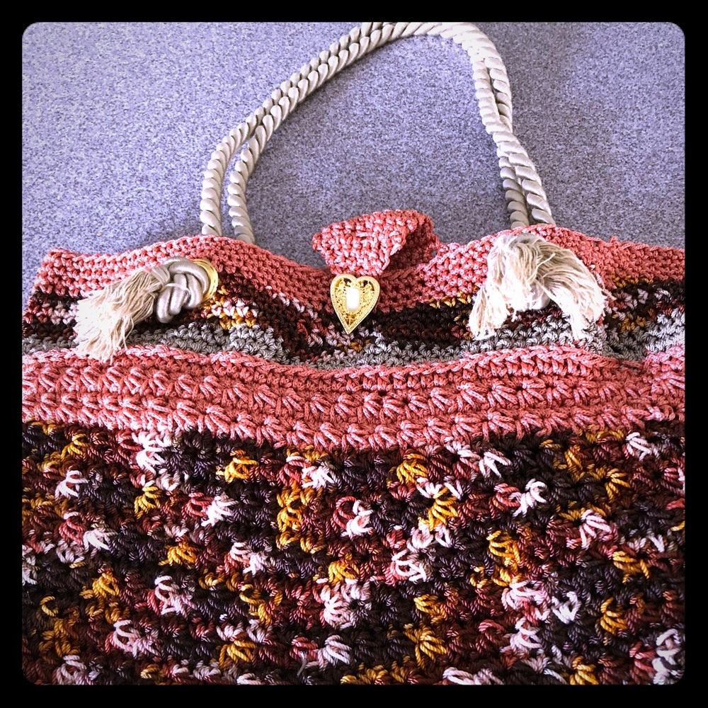 Handmade crochet bag